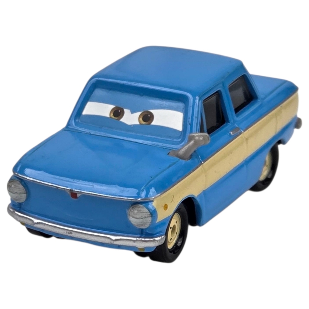 Disney Cars 2 Vladimir Trunkov Die-Cast Car #28 Mattel Scale 1:55